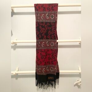 Berkshire Red Paisley Scarf